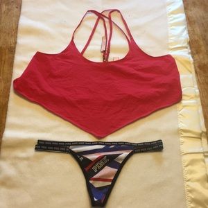 Sold❗️Victoria’s Secret cropped tank & underwear